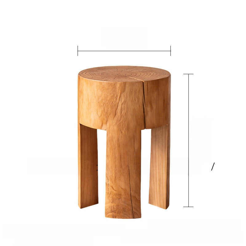 Handcrafted Solid Wood Side Table