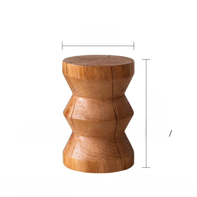 Handcrafted Solid Wood Side Table