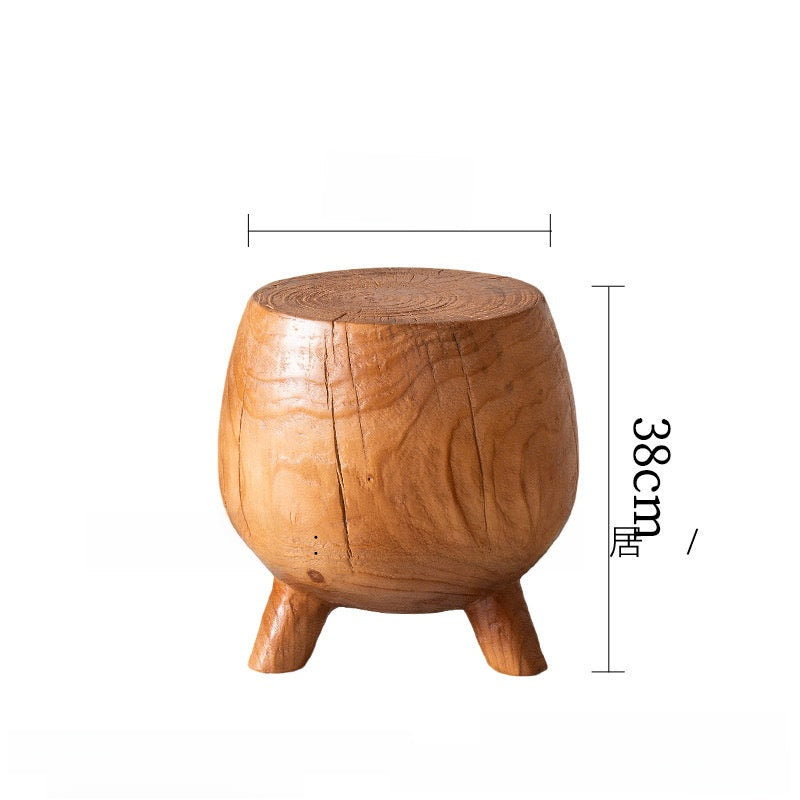 Handcrafted Solid Wood Side Table
