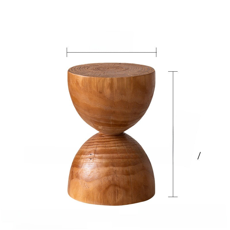 Handcrafted Solid Wood Side Table