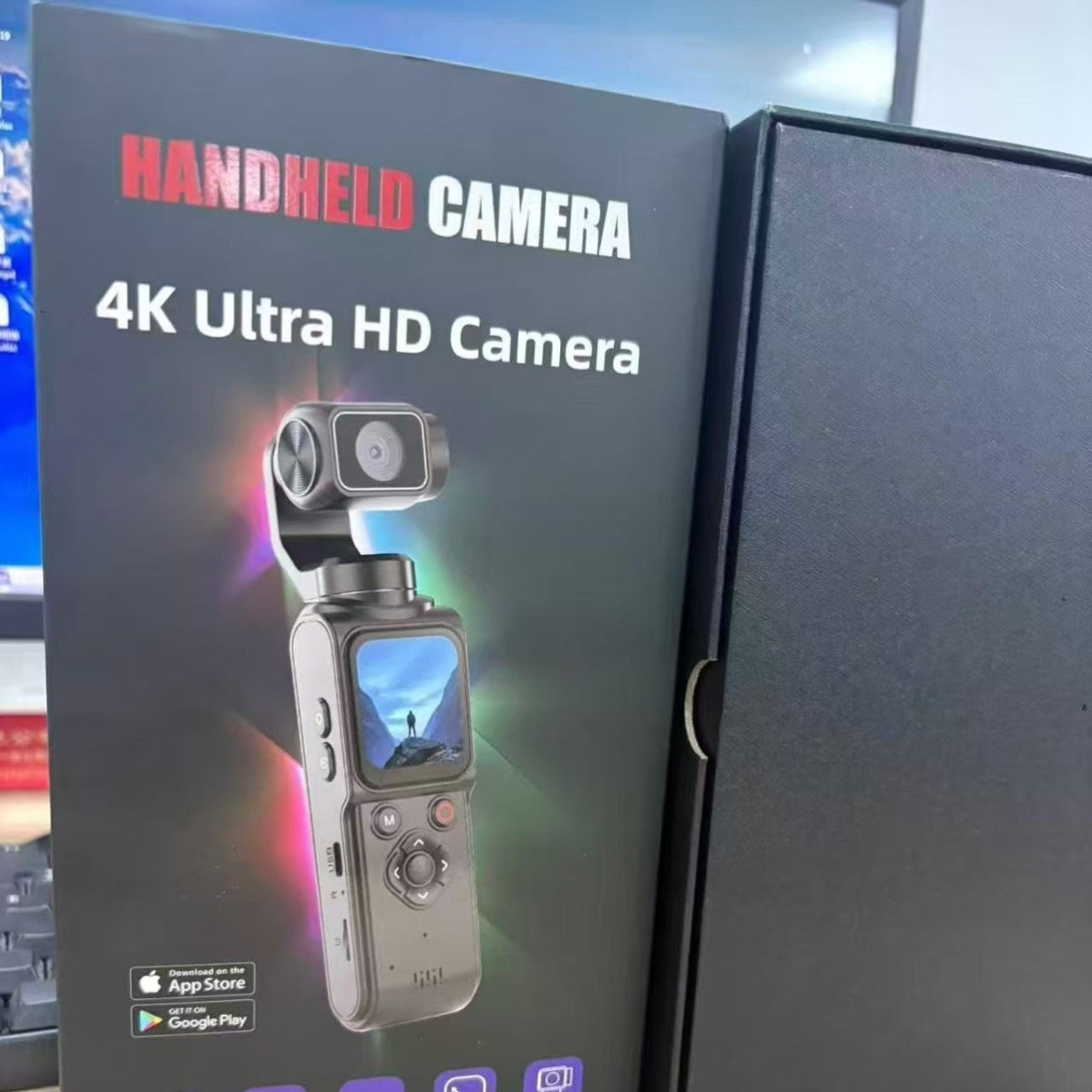 Handheld 4K Sports Camera with Gimbal