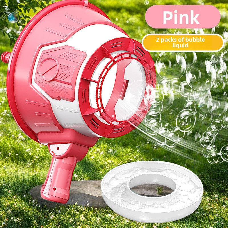 Handheld Air Cannon Bubble Machine for Kids