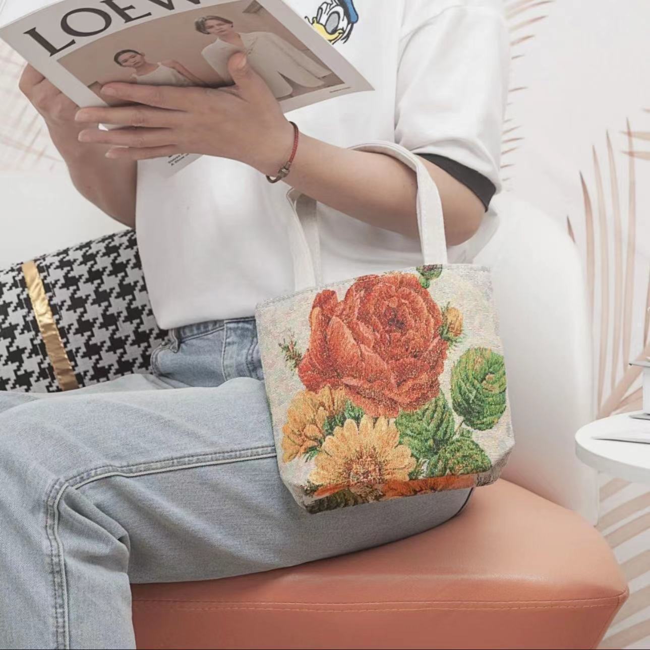 Handheld Canvas Mini Bag