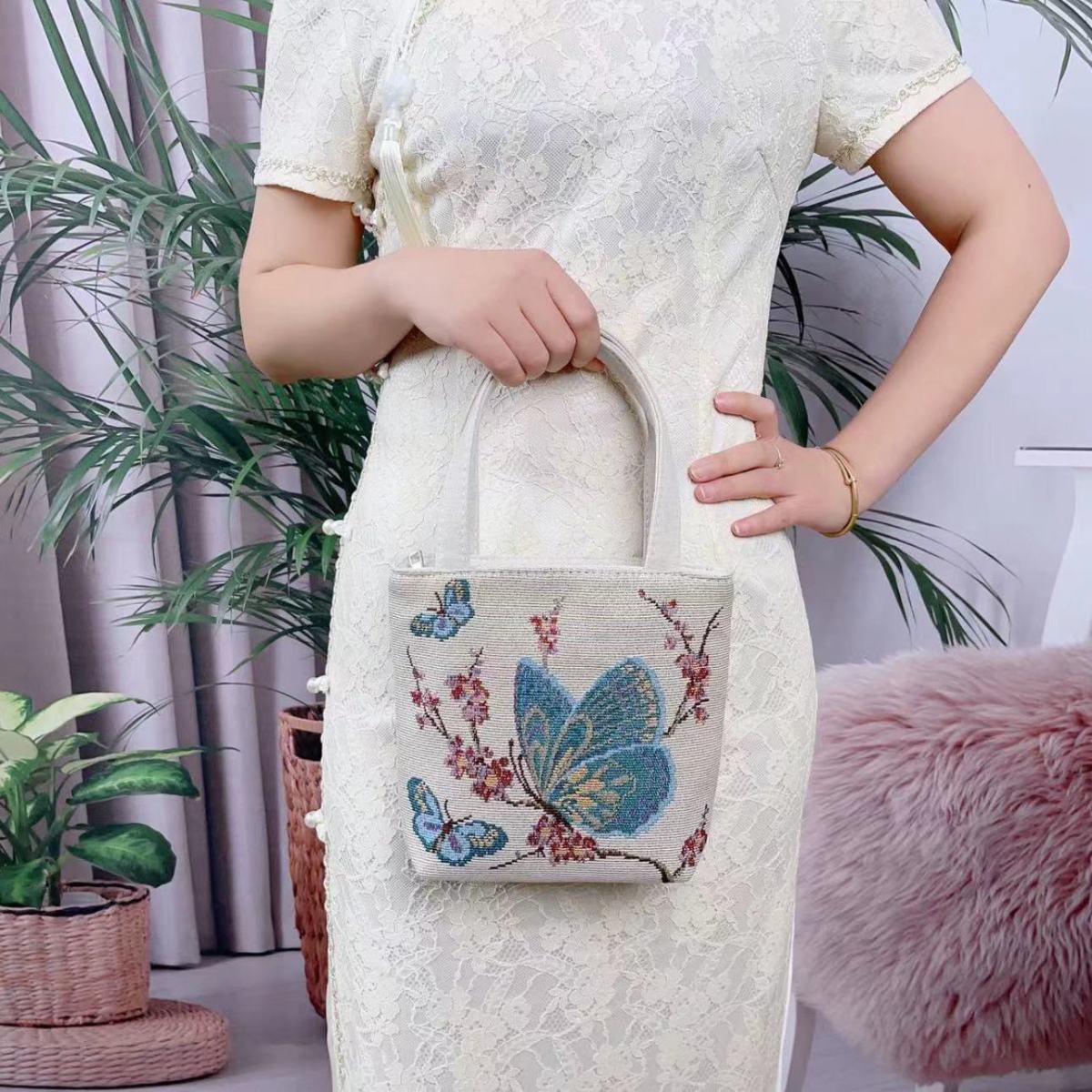Handheld Canvas Mini Bag