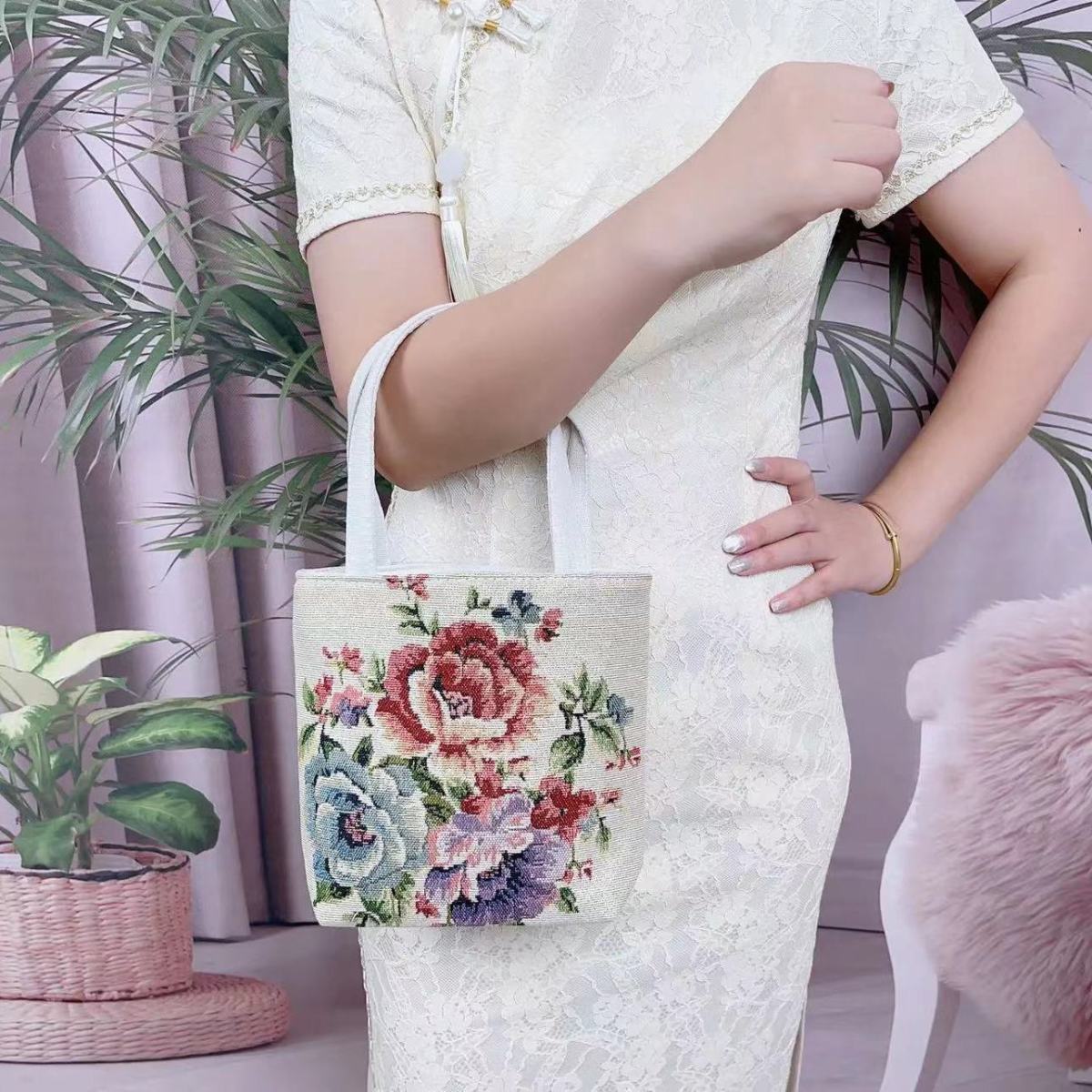 Handheld Canvas Mini Bag