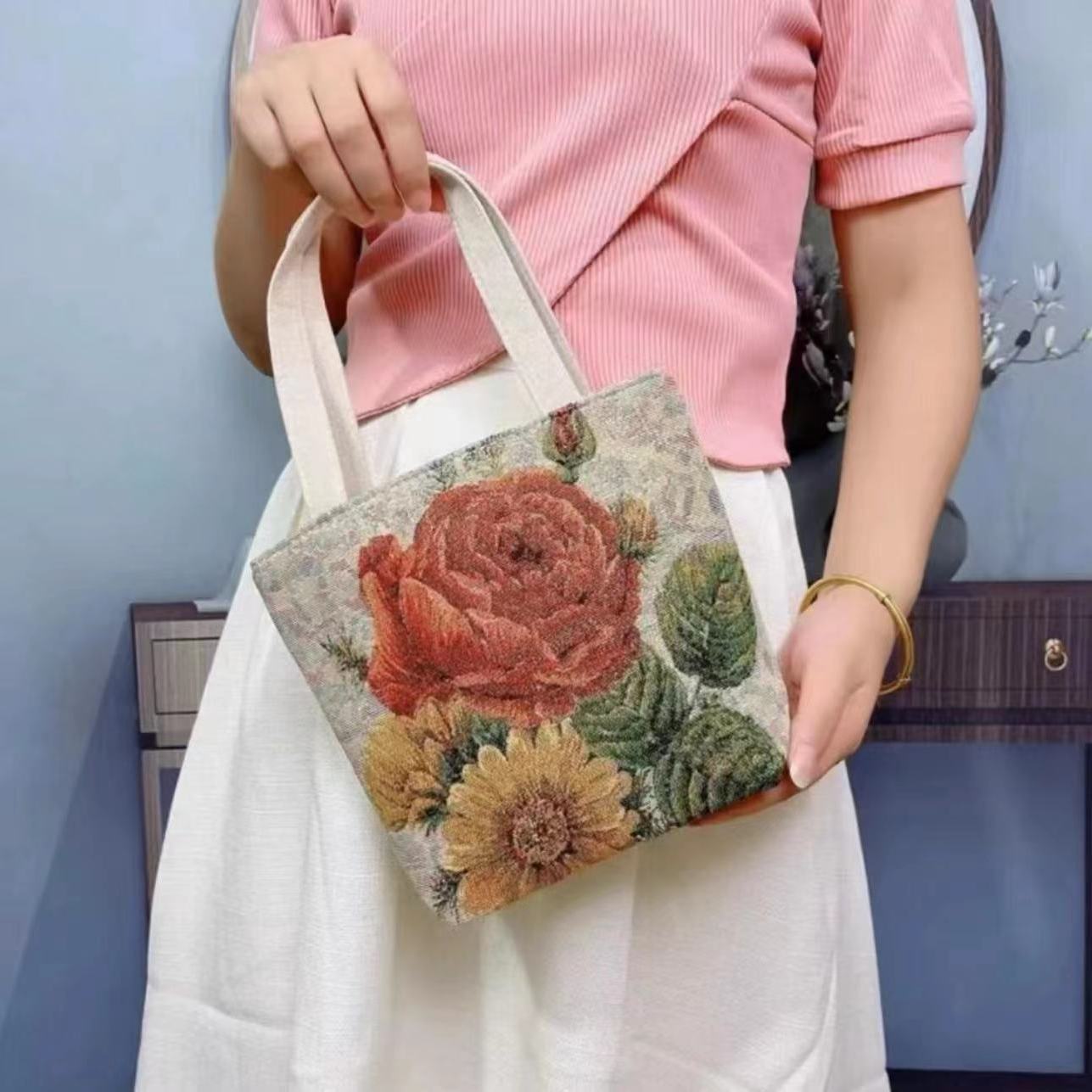 Handheld Canvas Mini Bag