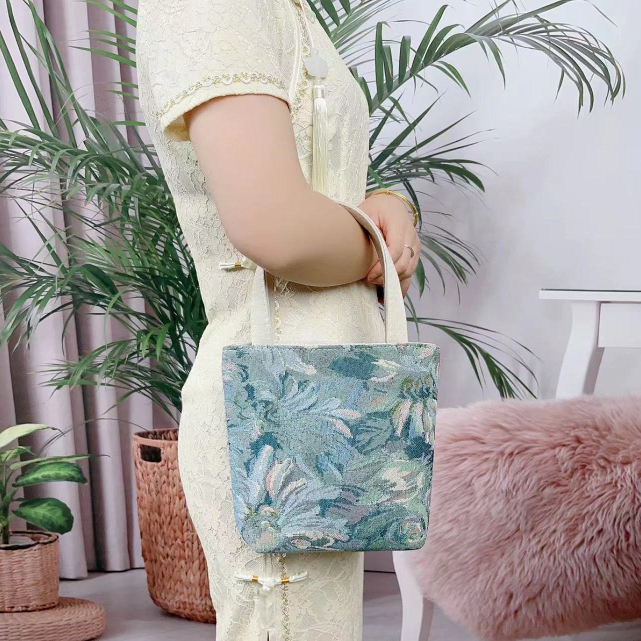 Handheld Canvas Mini Bag