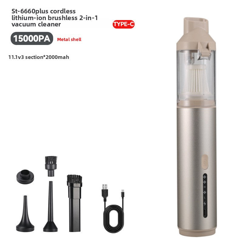 Handheld Car Vacuum Cleaner with Inflator Function