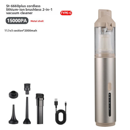 Handheld Car Vacuum Cleaner with Inflator Function