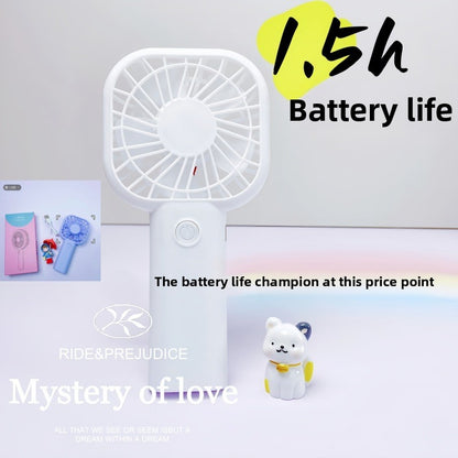 Handheld cartoon-style small fan