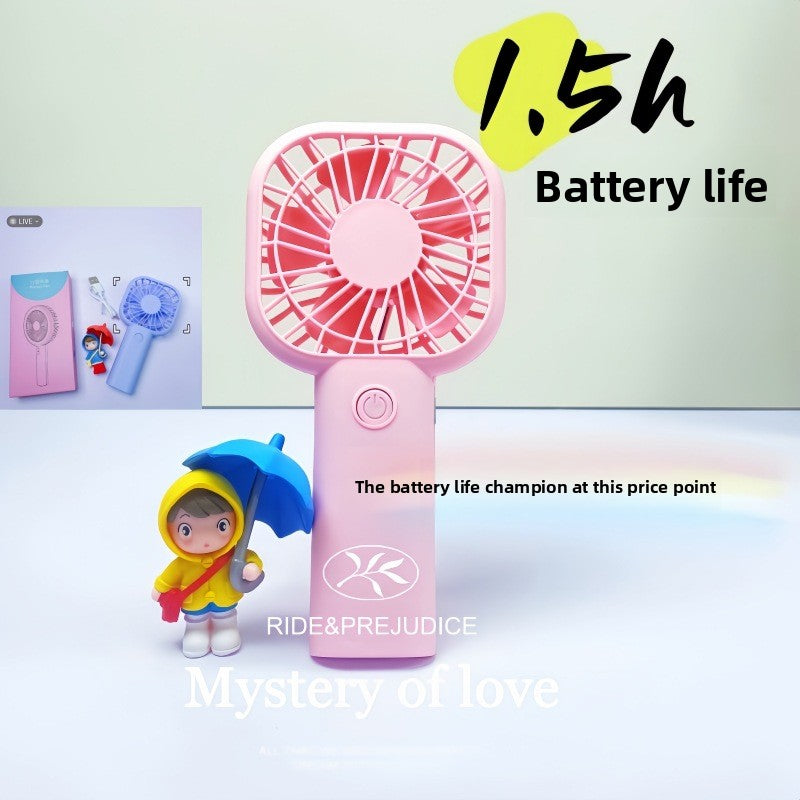 Handheld cartoon-style small fan