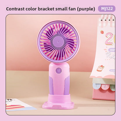 Handheld cartoon-style small fan