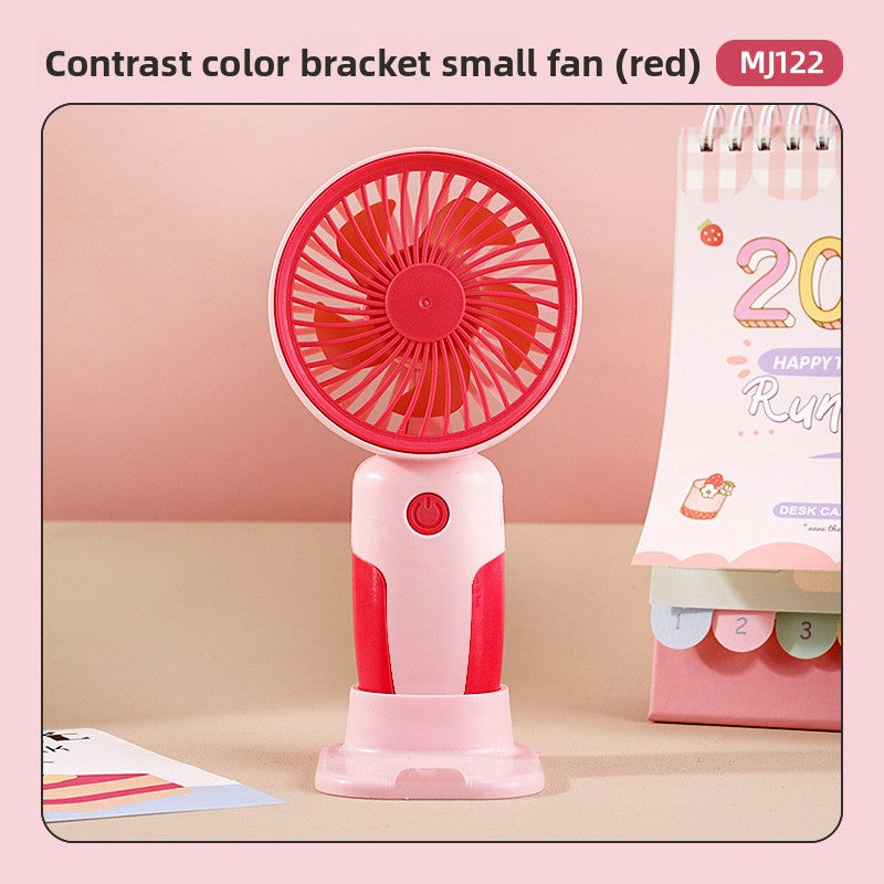 Handheld cartoon-style small fan