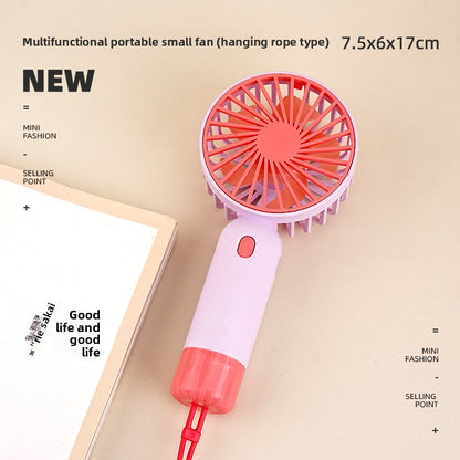 Handheld cartoon-style small fan