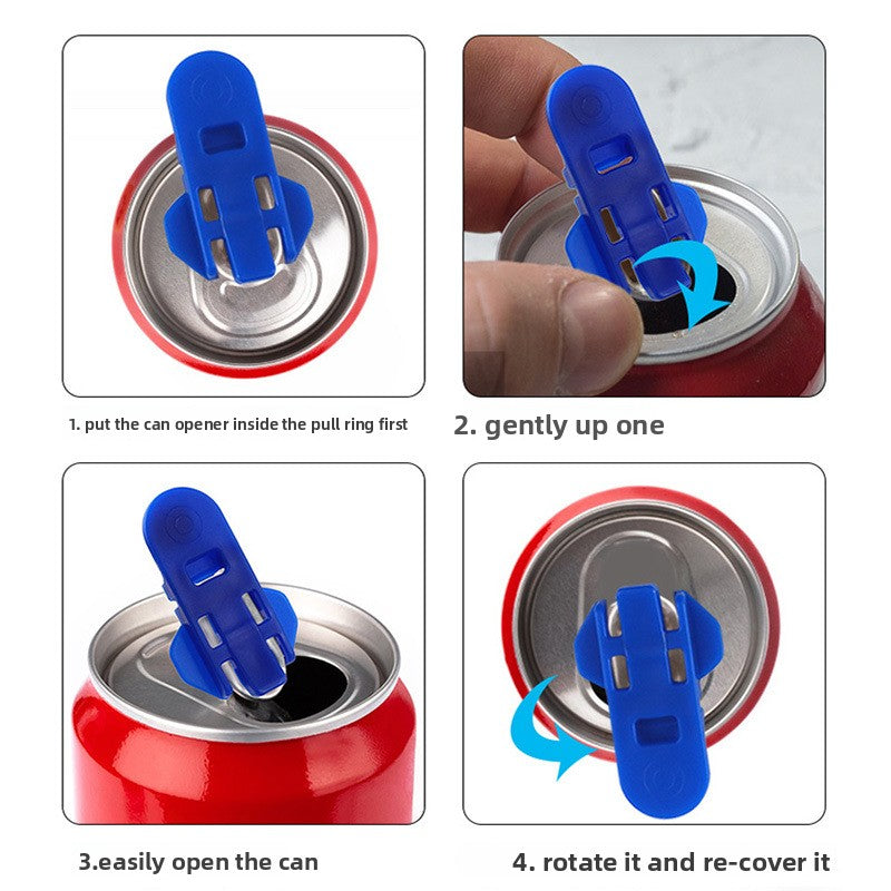 Handheld cola can opener