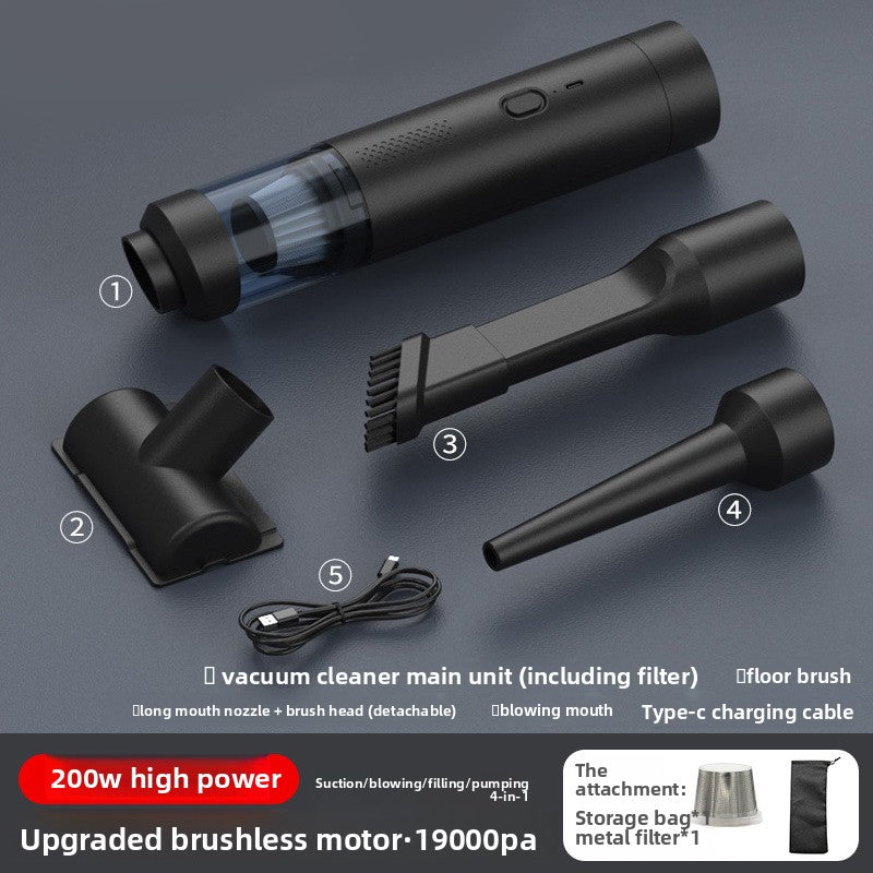 Handheld Cordless Car Vacuum Cleaner with Blowing Function