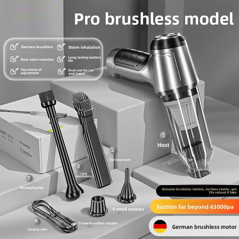 Handheld Cordless Car Vacuum Cleaner with Blowing Function