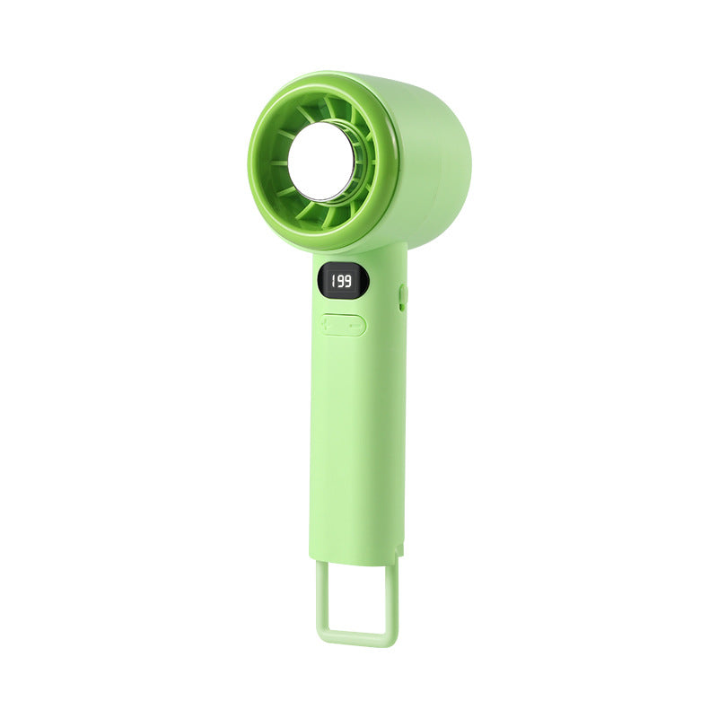 Handheld Digital Display USB Rechargeable Fan