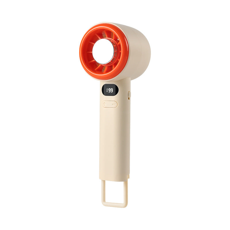 Handheld Digital Display USB Rechargeable Fan