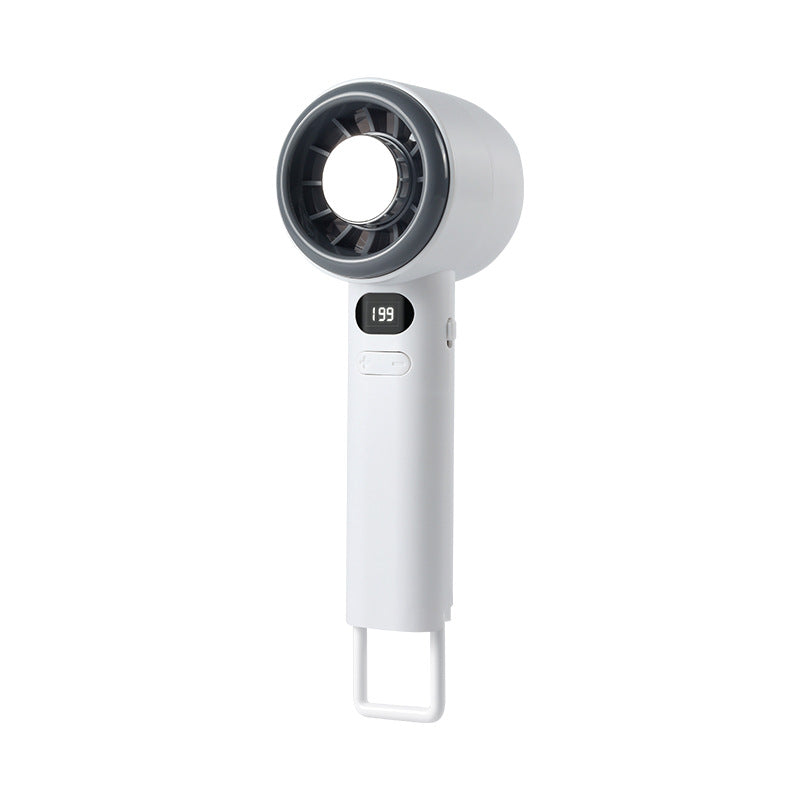 Handheld Digital Display USB Rechargeable Fan