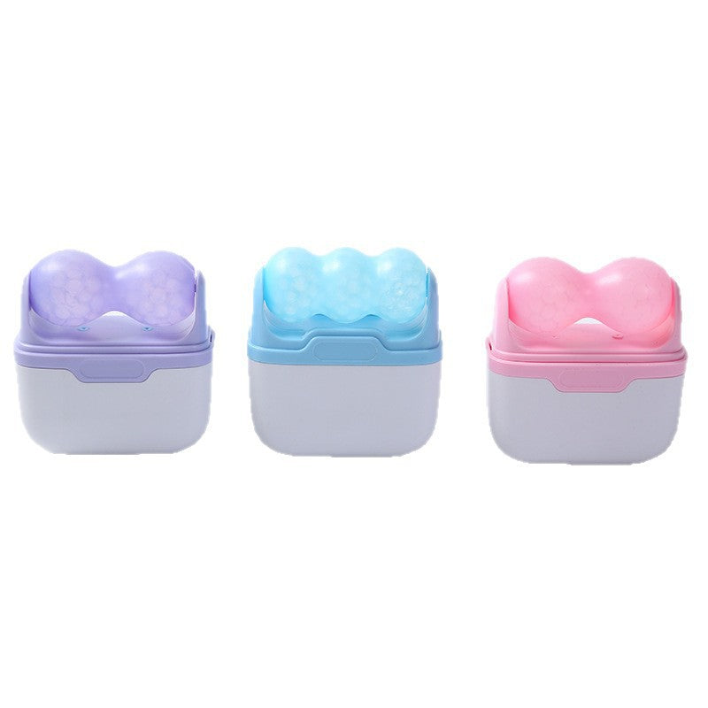 Handheld Double Head Ice Roller Facial Massager