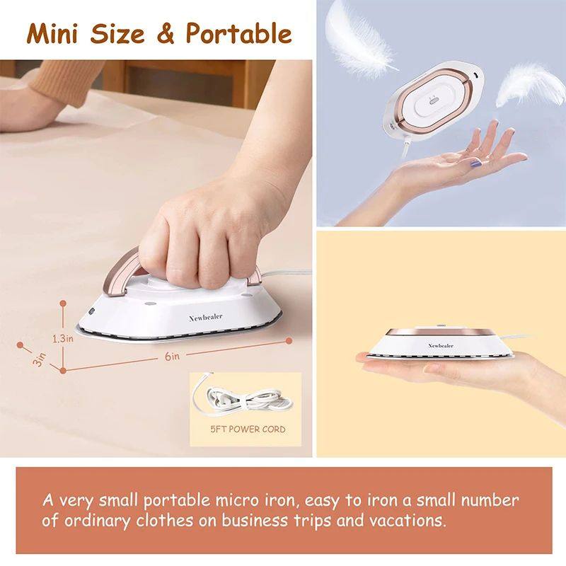 Handheld Dual Voltage Electric Iron