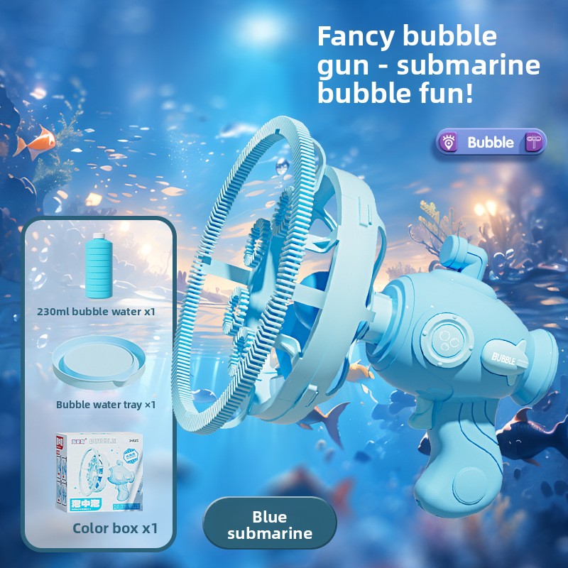 Handheld Electric Bubble Machine for Children