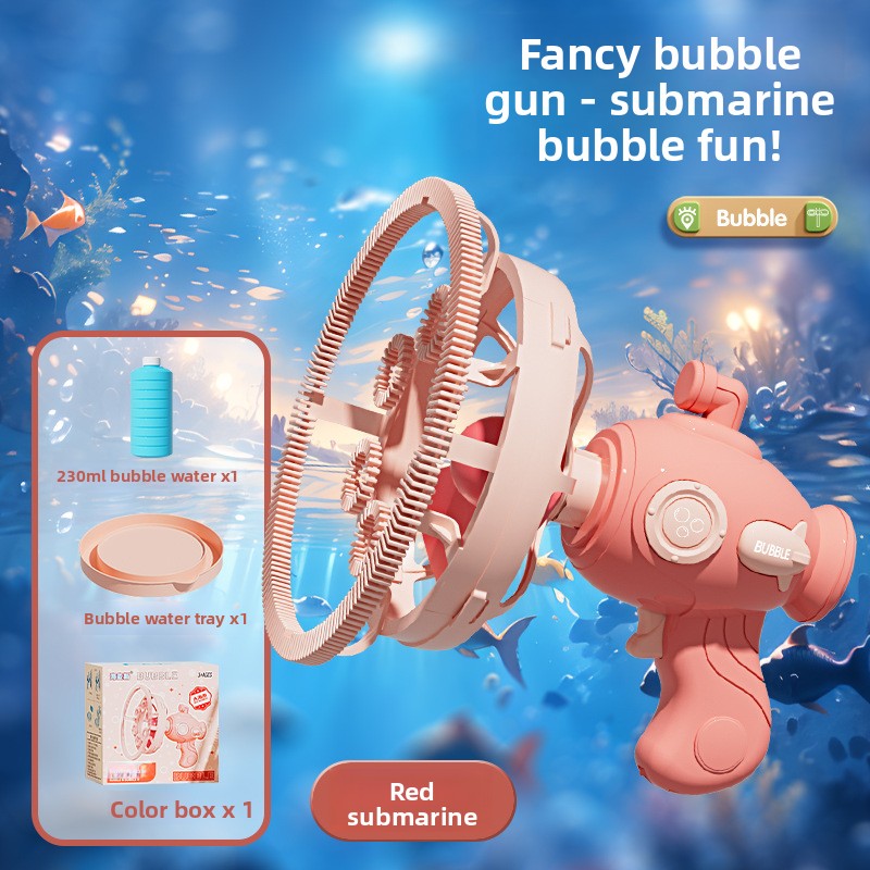 Handheld Electric Bubble Machine for Children