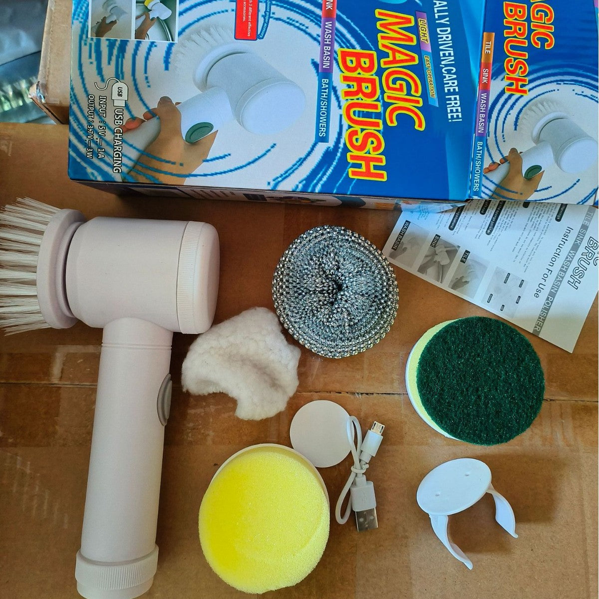 Handheld Electric Cleaning Brush Multifunctional Cleaner