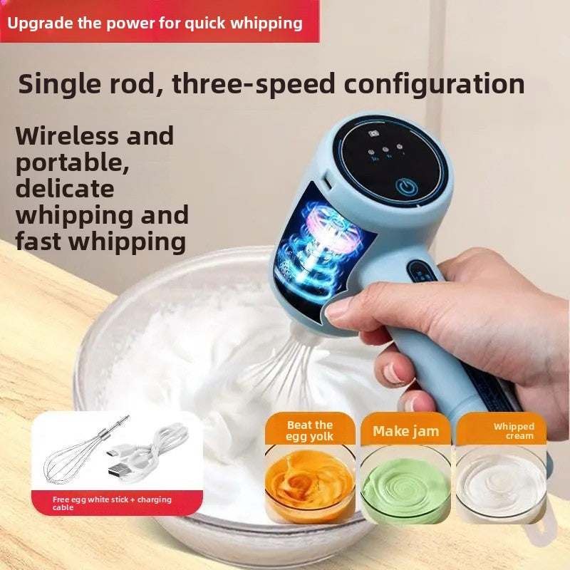 Handheld Electric Egg Beater and Mixer
