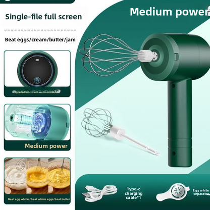 Handheld Electric Egg Beater and Mixer