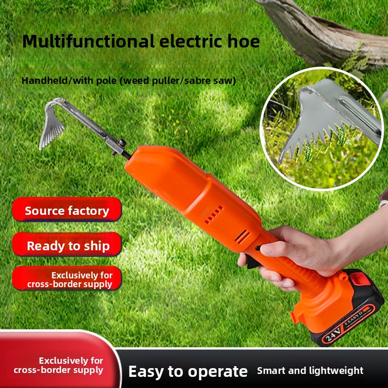 Handheld Electric Garden Tiller and Weeder