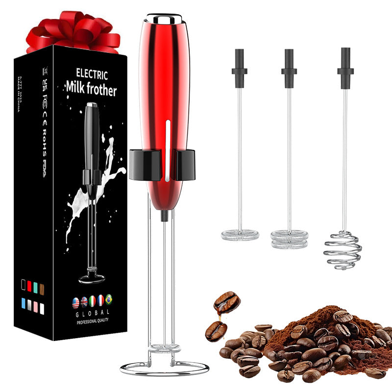 Handheld Electric Milk Frother and Egg Beater