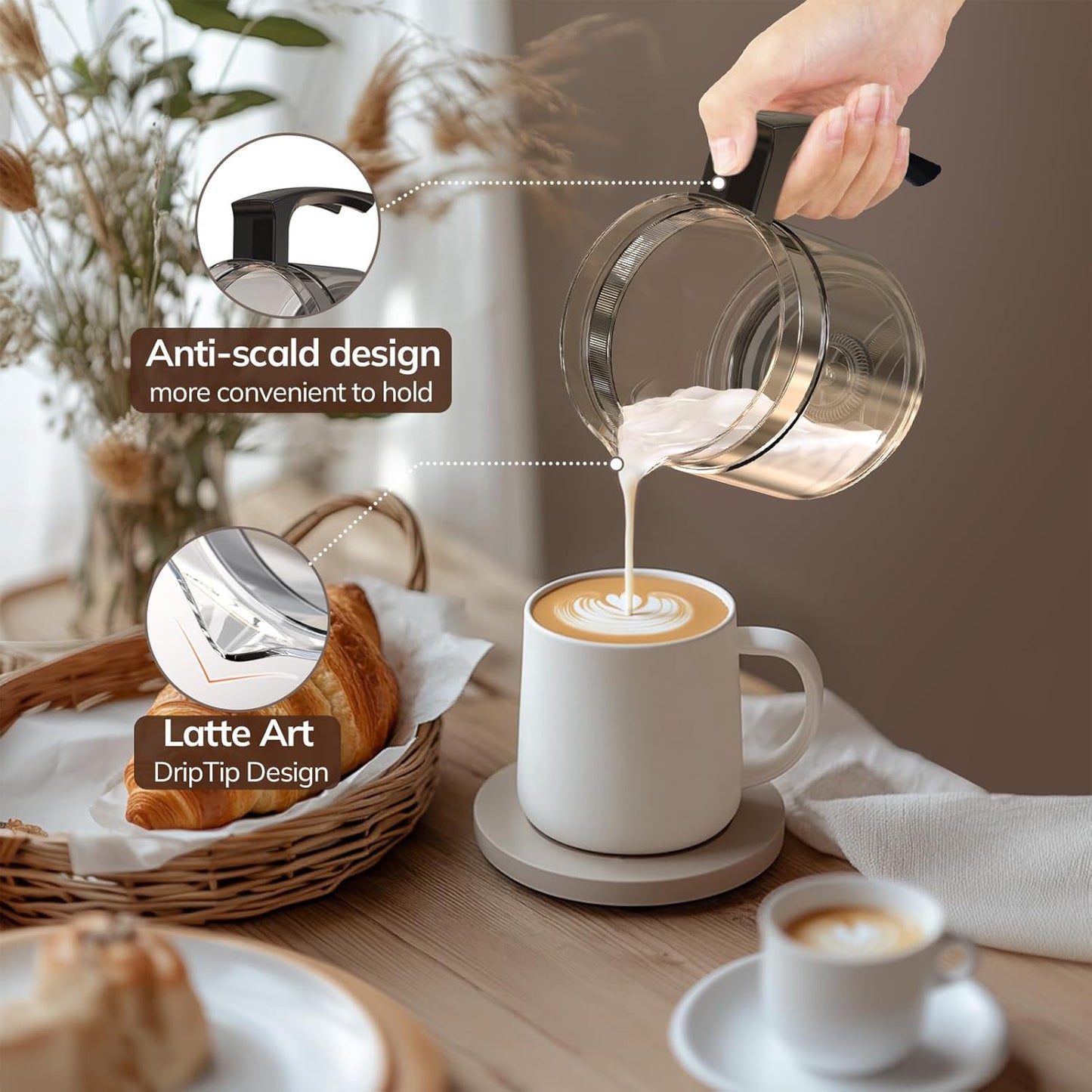 Handheld Electric Milk Frother