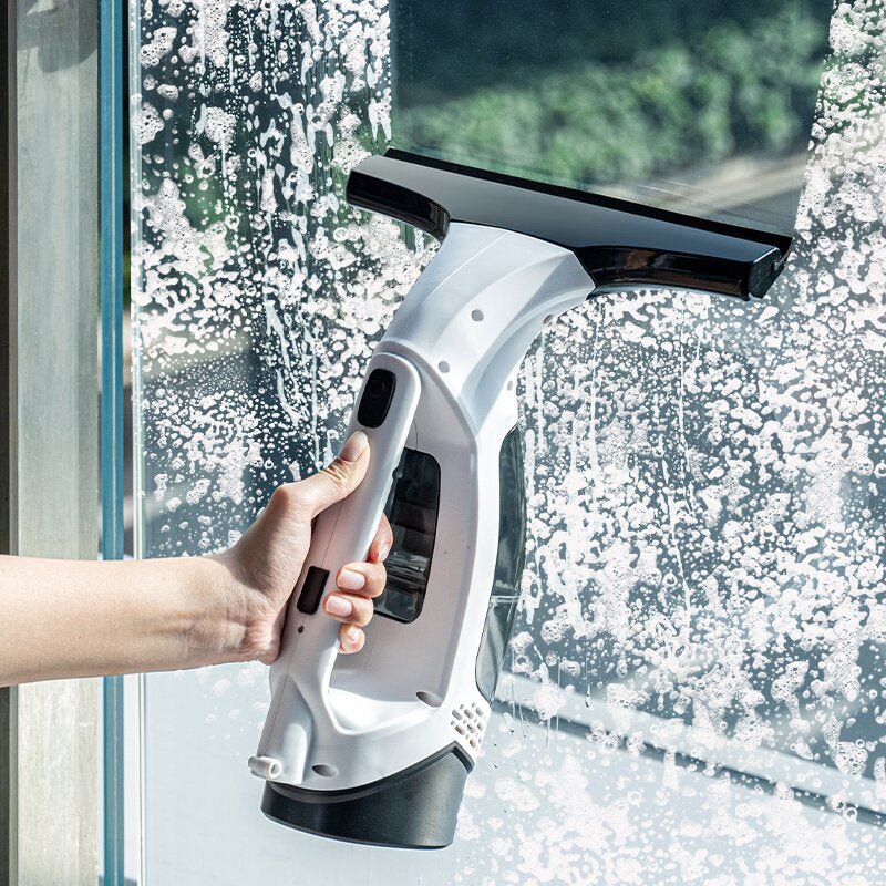 Handheld Electric Window Glass Cleaner with Telescopic Pole