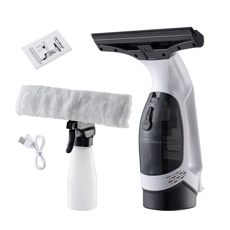 Handheld Electric Window Glass Cleaner with Telescopic Pole