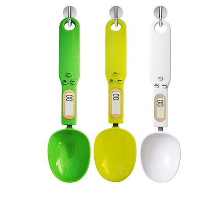 Handheld electronic spoon scale