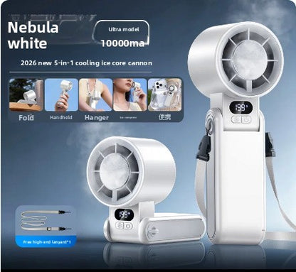Handheld Fan with High-Speed Cooling