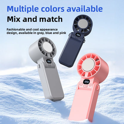Handheld Foldable Bluetooth Fan
