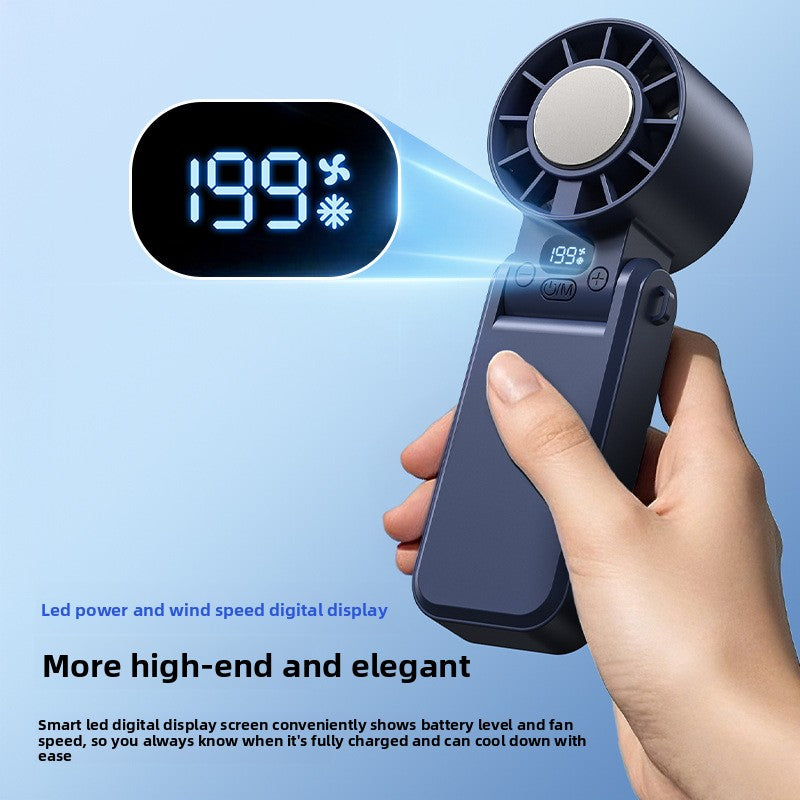 Handheld Foldable Bluetooth Fan