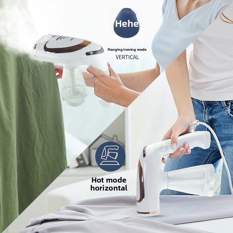 Handheld folding steam iron