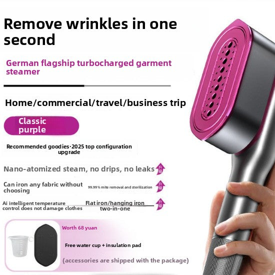 Handheld Garment Steamer with Smart Temperature Control