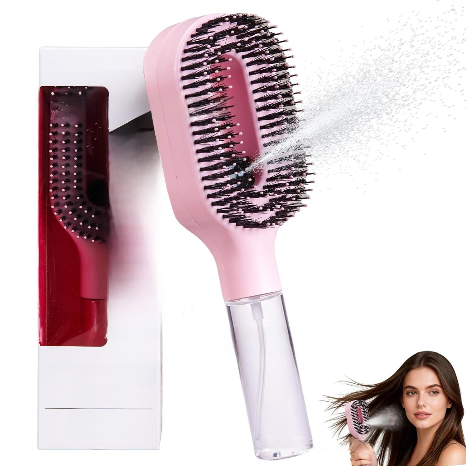 Handheld Hair Detangling Spray Comb