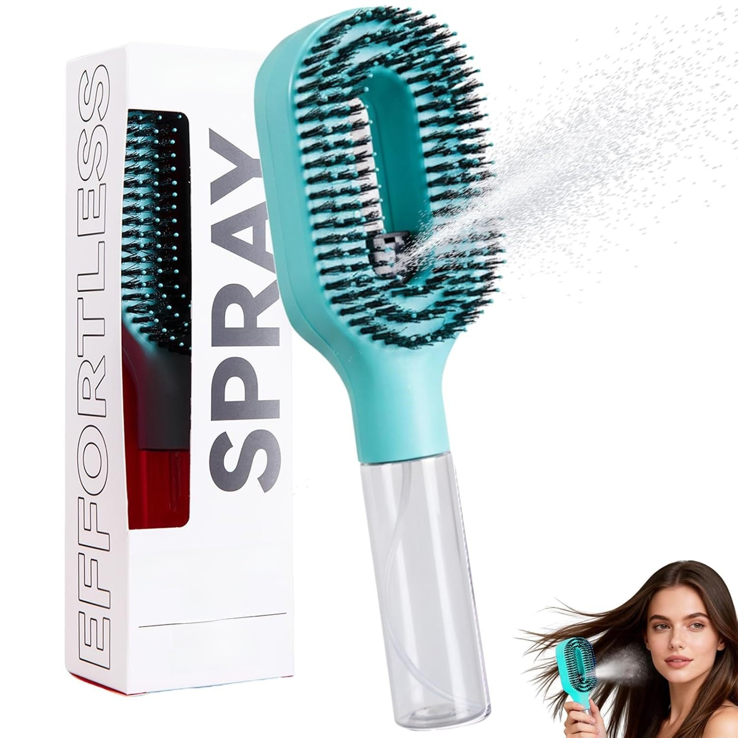 Handheld Hair Detangling Spray Comb