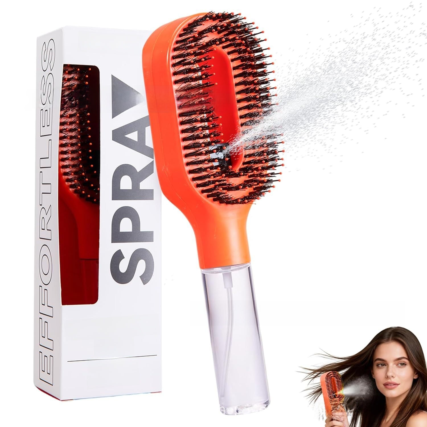 Handheld Hair Detangling Spray Comb