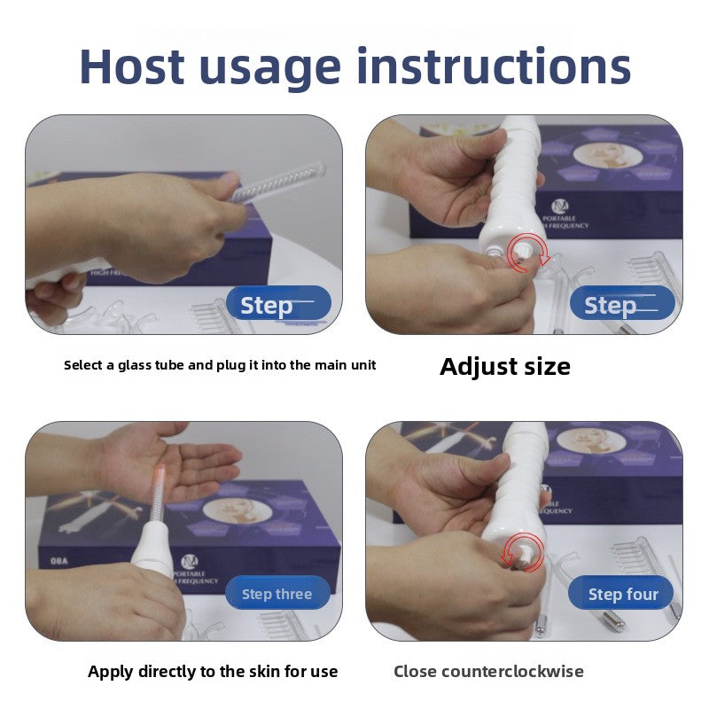 Handheld High Frequency Therapy Device