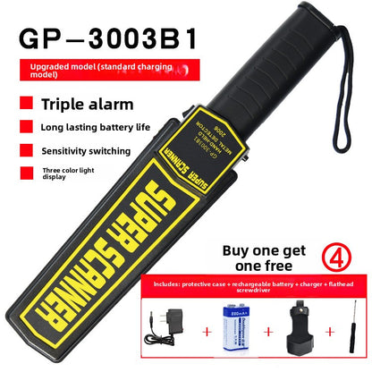Handheld High Precision Metal Detector with Sound/Light Alarm