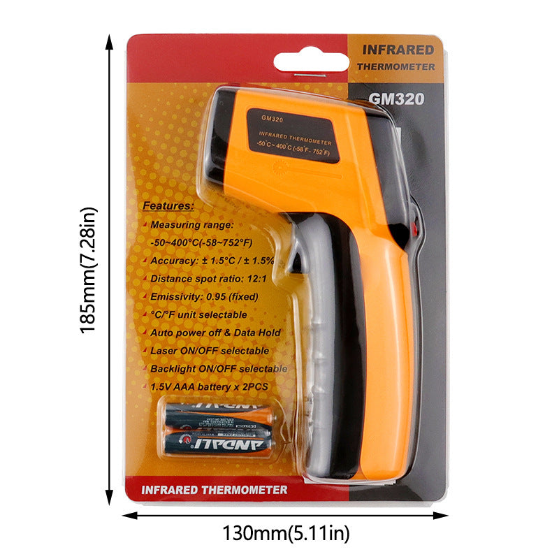 Handheld Infrared Thermometer -50℃ to 400℃