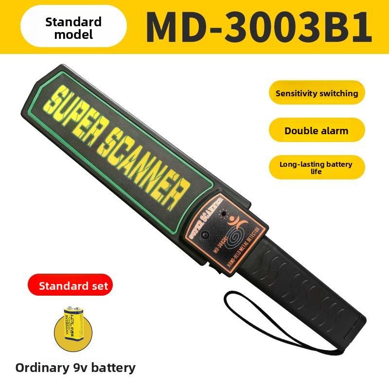 Handheld Metal Detector with Sensitivity Adjustment