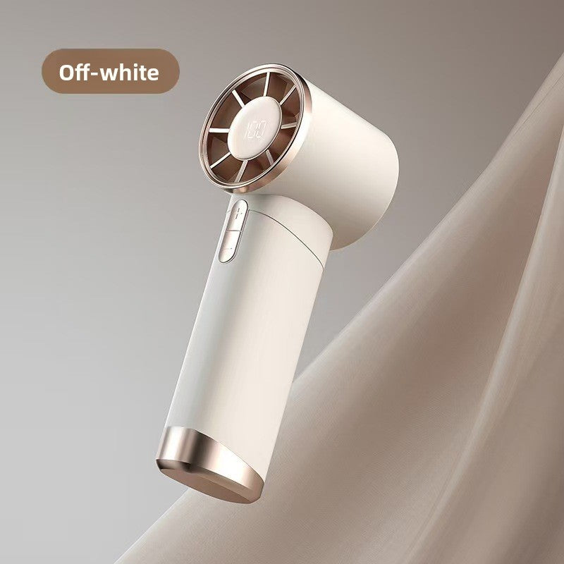 Handheld Mini Fan with Cartoon Flower Design, USB-Powered Desktop Portable Fan
